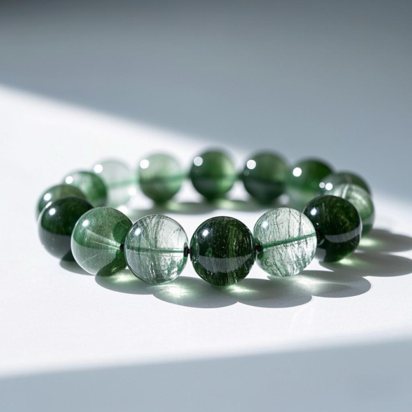Green  Phantom Quartz  Bracelet